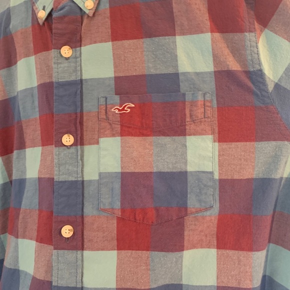 Hollister long sleeves polo shirt- XL - Picture 3 of 8